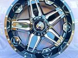 XF OFFROAD R20 10J 6x139, 7 ET-12 110, 0 Черный/Серебро за 480 000 тг. в Алматы