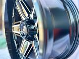XF OFFROAD R20 10J 6x139, 7 ET-12 110, 0 Черный/Серебро за 480 000 тг. в Алматы – фото 3