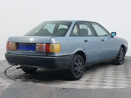 Audi 80 1990 года за 990 000 тг. в Астана – фото 5