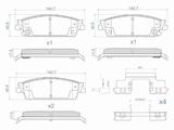 Колодки тормозные задние Новые за 5 100 тг. в Алматы