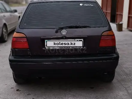 Volkswagen Golf 1993 года за 1 300 000 тг. в Шымкент – фото 3