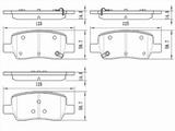 Колодки тормозные Сзади за 6 700 тг. в Алматы