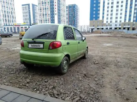Daewoo Matiz 2006 года за 900 000 тг. в Астана – фото 5