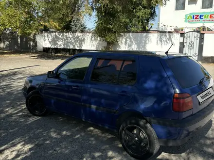 Volkswagen Golf 1996 года за 1 400 000 тг. в Тараз – фото 3