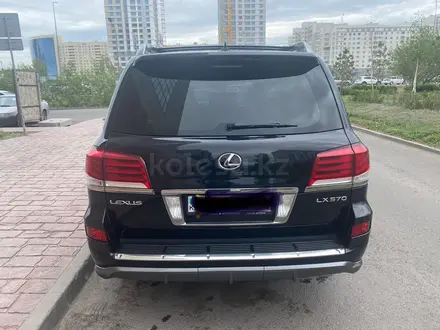 Lexus LX 570 2015 года за 32 000 000 тг. в Нур-Султан (Астана) – фото 6