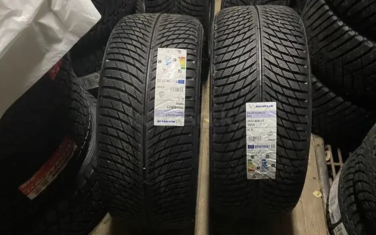 Michelin Pilot Alpin 5 SUV 255/40 R21 и 265/40 R21 105V зимние нешипованны за 450 000 тг. в Астана