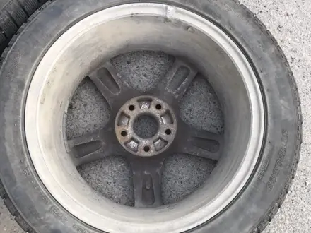 Японские диски Enkei с зимней резиной Bridgestone Blizzak VRX 225/50R17 за 120 000 тг. в Алматы – фото 10