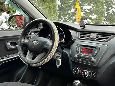 Kia Rio 2013 года за 4 600 000 тг. в Алматы – фото 9