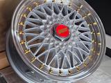 Литые диски BBS RS R16 4 100/114.3 7J ET 30 CV 73.1 Silver polished. за 280 000 тг. в Караганда – фото 2