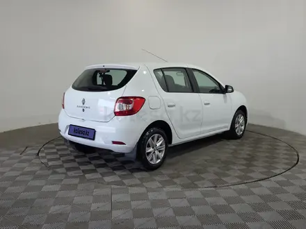 Renault Sandero 2020 года за 5 220 000 тг. в Алматы – фото 5