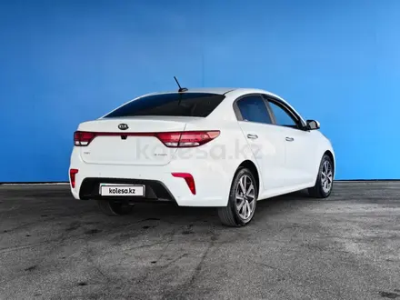 Kia Rio 2020 года за 6 600 000 тг. в Шымкент – фото 3