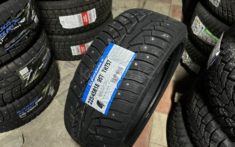 225/45R18 TRIANGLE шипы, мягкие, тихие, отличное сцепление на льду и снегу. за 55 000 тг. в Астана