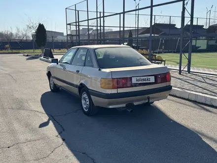 Audi 80 1991 года за 870 000 тг. в Тараз – фото 7