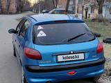 Peugeot 206 1999 года за 1 100 000 тг. в Рудный – фото 3