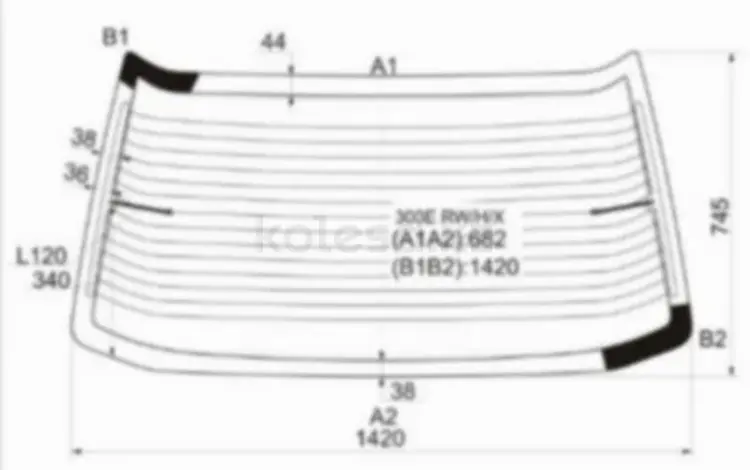 Стекло заднееfor22 450 тг. в Алматы