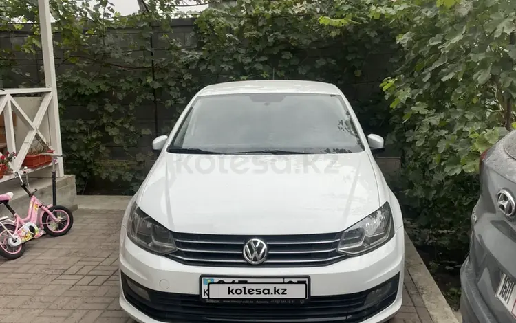 Volkswagen Polo 2018 года за 5 200 000 тг. в Алматы