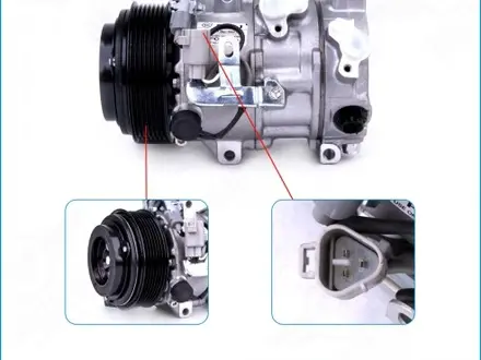 Компрессор кондиционера 2GR, 1UR, 1AR, 2AR, 1AZ, 6AR-FSE, 8AR-FTS, A25A-FKS за 75 000 тг. в Алматы – фото 91
