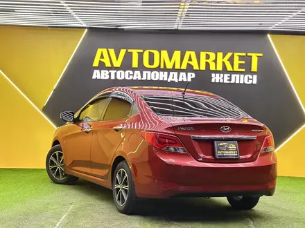 Hyundai Accent 2015 года за 5 800 000 тг. в Астана – фото 5