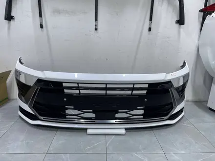 Бампер передний в сборе Hyundai Sonata 2024-2026 ORIGINAL б/у за 10 000 тг. в Алматы – фото 3