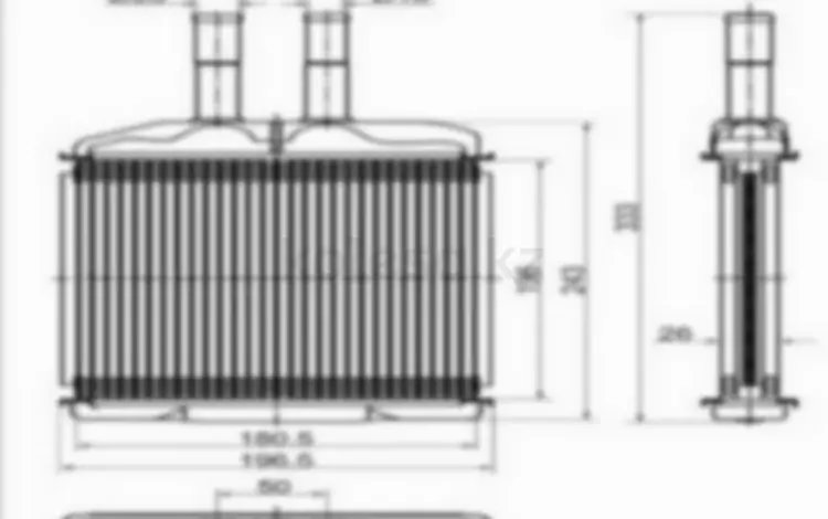 Радиатор отопителя салонаfor13 150 тг. в Павлодар