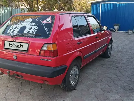 Volkswagen Golf 1990 года за 1 550 000 тг. в Костанай – фото 4