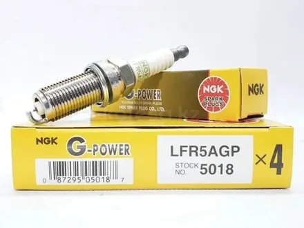Платиновые свечи зажигания NGK на Nissan LFR5AGP за 4 500 тг. в Алматы