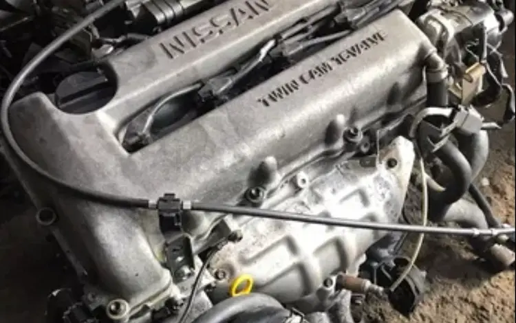 Двигатель на Nissan Блюберд sr20 4wd кузов u14 МОТОР ПРИМЕРА ПРЕРИЯ ДЖОЙ за 250 000 тг. в Алматы