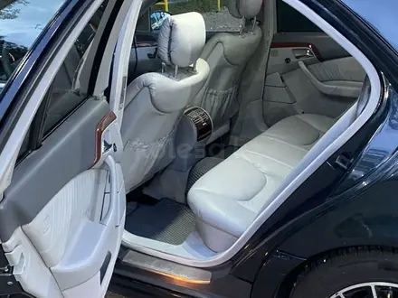 Mercedes-Benz S 320 2000 года за 4 000 000 тг. в Тараз – фото 12