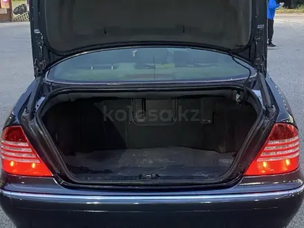 Mercedes-Benz S 320 2000 года за 4 000 000 тг. в Тараз – фото 15