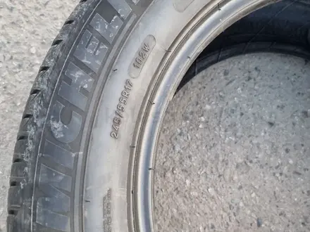 1шт летние шины размер 245 55 17 Michelin за 30 000 тг. в Алматы – фото 4