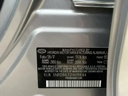 Hyundai Elantra 2017 года за 4 500 000 тг. в Атырау – фото 19
