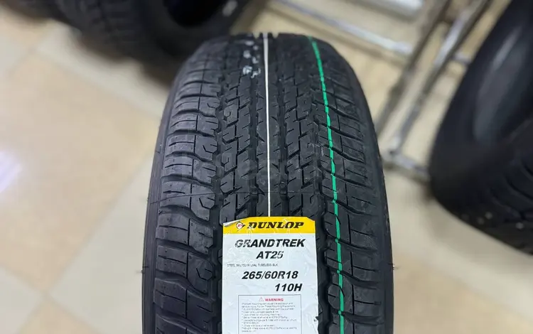 Автошина 265/60 R18 Dunlop Grandtrek AT25 110H за 104 800 тг. в Уральск