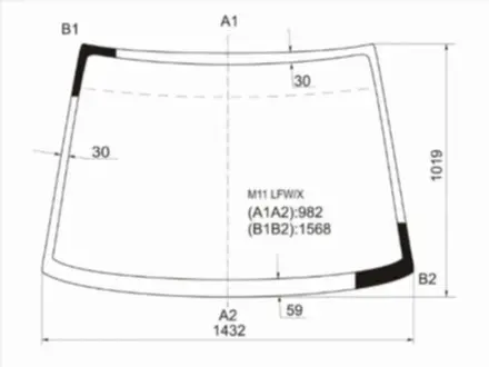 Стекло лобовое за 32 100 тг. в Павлодар