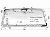 Стекло заднее с обогревом VOLKSWAGEN TRANSPORTER T4 90-03үшін26 250 тг. в Астана