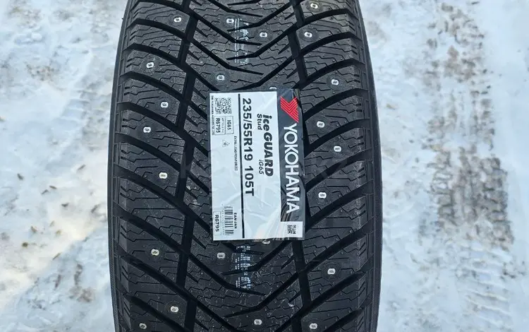 Yokohama Ice Guard IG65 235/55 R19 105 T новые зимние шины с шипами за 480 000 тг. в Астана