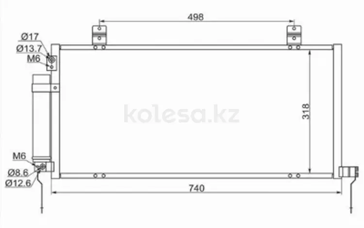 Радиатор кондиционера за 32 050 тг. в Шымкент