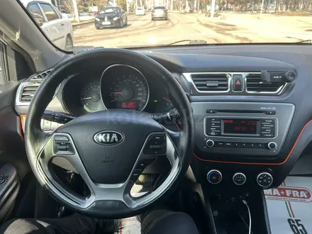 Kia Rio 2015 года за 5 800 000 тг. в Алматы – фото 9