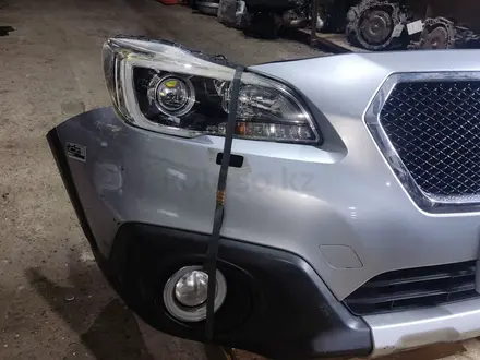 МОРДА НОУСКАТ БАМПЕР ФАРЫ В СБОРЕ SUBARU OUTBACK BS за 800 000 тг. в Актобе – фото 2
