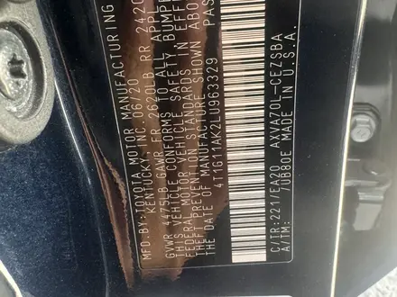 Toyota Camry 2020 года за 10 200 000 тг. в Астана – фото 8