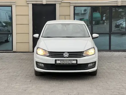 Volkswagen Polo 2018 года за 6 900 000 тг. в Алматы – фото 2