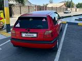 Volkswagen Golf 1993 годаfor1 650 000 тг. в Тараз – фото 2