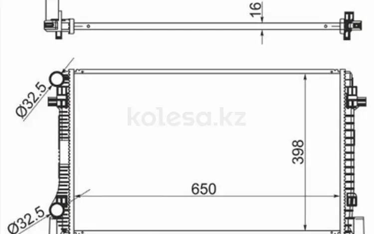 Радиатор охлаждения двигателяfor4 985 тг. в Караганда