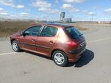 Peugeot 206 2007 годаүшін2 000 000 тг. в Усть-Каменогорск – фото 4