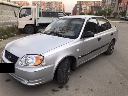 Hyundai Accent 2003 года за 1 700 000 тг. в Алматы – фото 4