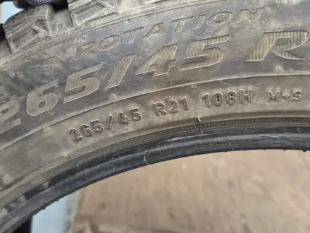Зимняя резина Pirelli размер 265/45/R21 за 440 000 тг. в Караганда – фото 3