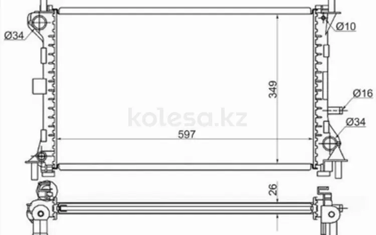 Радиатор за 23 100 тг. в Шымкент