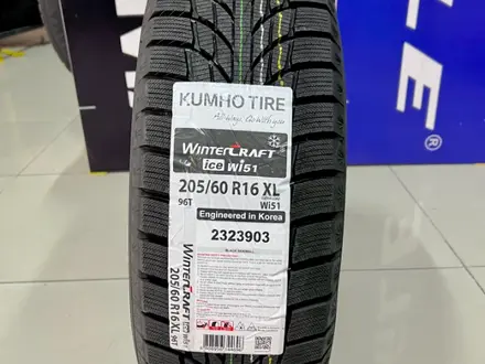 205/60R16 Kumho Wintercraft WI51 за 32 000 тг. в Алматы – фото 3