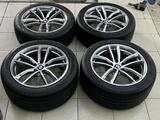 18 оригинальные разноразмерные диски на BMW + летние шины Kumho за 550 000 тг. в Алматы – фото 3