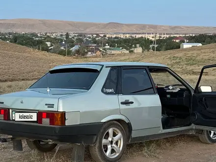 ВАЗ (Lada) 21099 1999 года за 650 000 тг. в Туркестан – фото 3