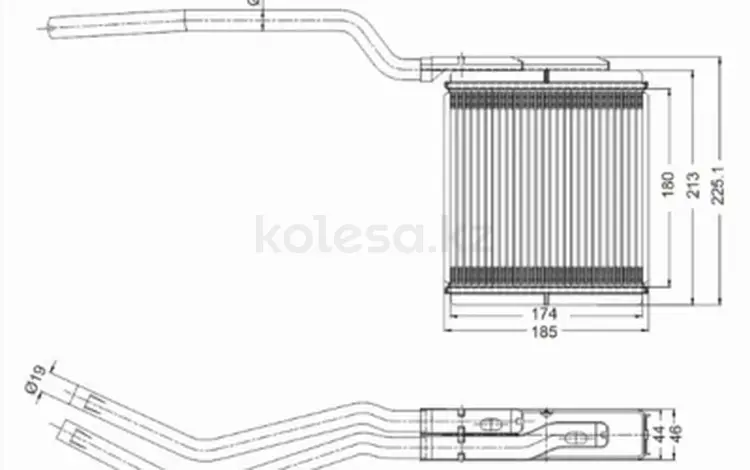 Радиатор отопителя салона за 12 700 тг. в Алматы